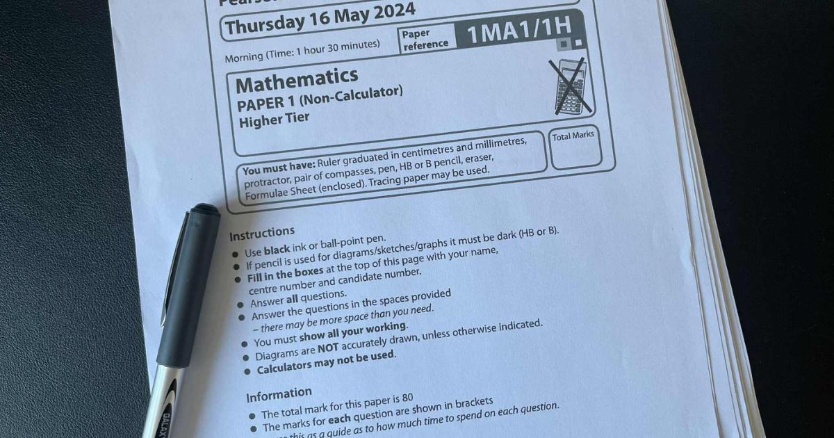 I retook a GCSE maths test 11 years later to see whether my A* grade was a fluke