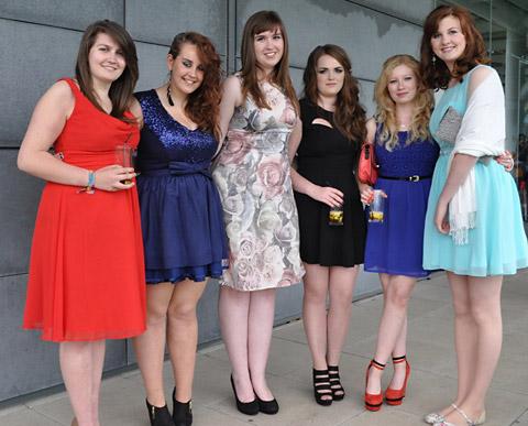 Sixth form students at Malton School held their prom at York Racecourse. 