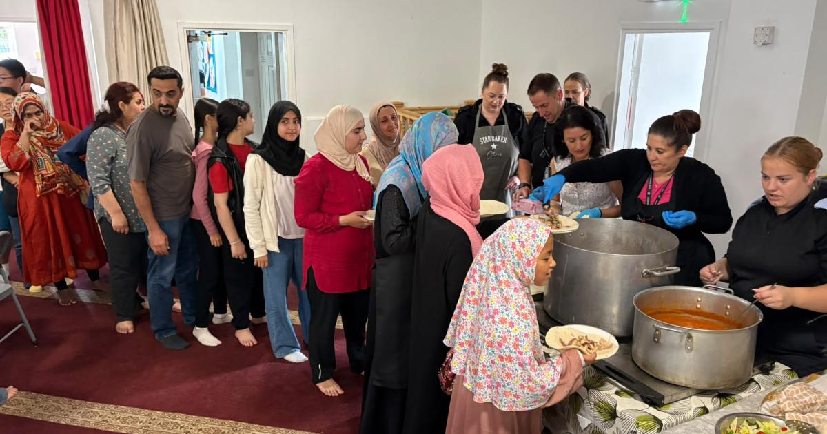York Mosque holds event feeding vulnerable people for free after ‘shot fired’ outside