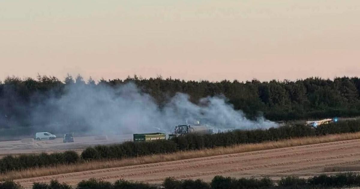 Firefighters called to tackle 15 acre field fire in North Yorkshire
