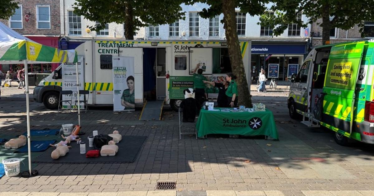 St John Ambulance volunteers take on three-day Yorkshire cycling challenge