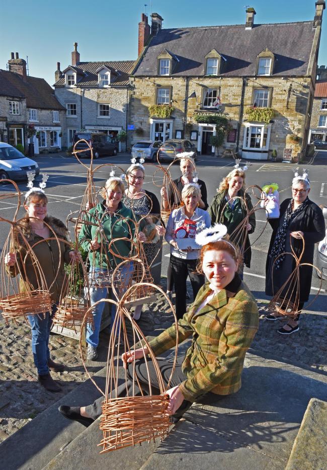 Traders in Helmsley get ready for December's Angel Festival and Small Business Saturday   Picture: Nigel Holland