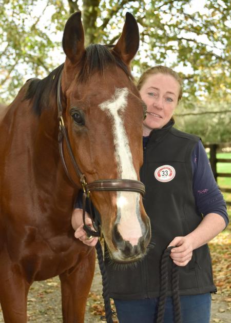 Amanda Barker Rawson, from Pockley, who has adopted a horse called Lot 33 