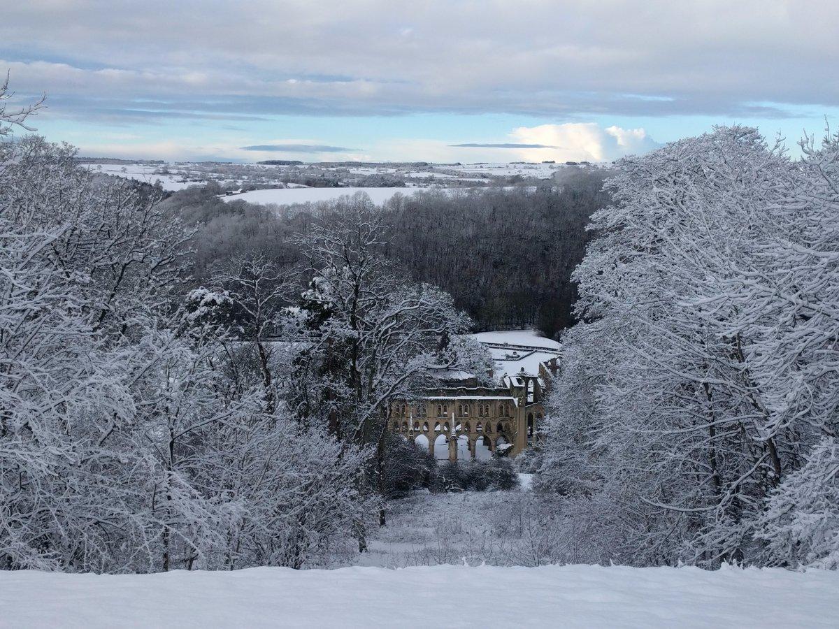 Snow at Rievaulx Terrace   Picture: Nunnington Hall/National Trust
