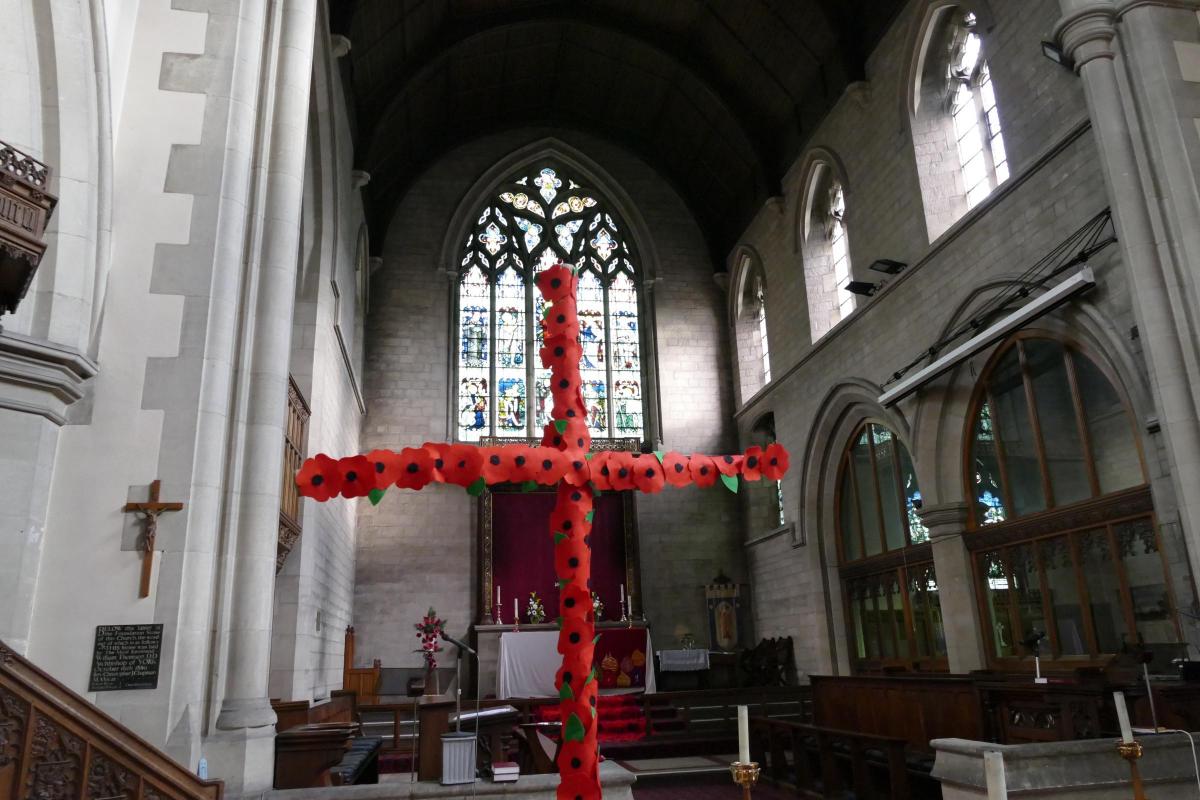 Poppy Installation at St. Peter's Church, Norton    Picture: Nick Fletcher