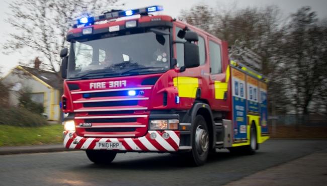 Quick-thinking motorist put out a car on fire in Thornton-le-Dale.