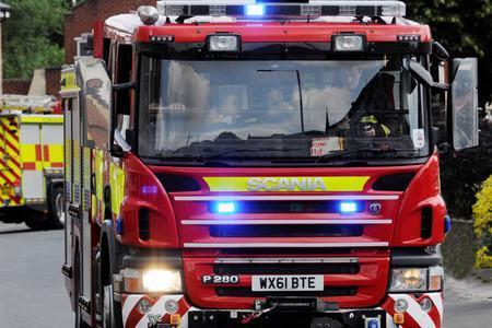 Tractor catches fire in field